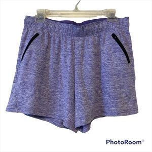 Liberty Pro Purple workout shorts Size medium, zipper pockets
